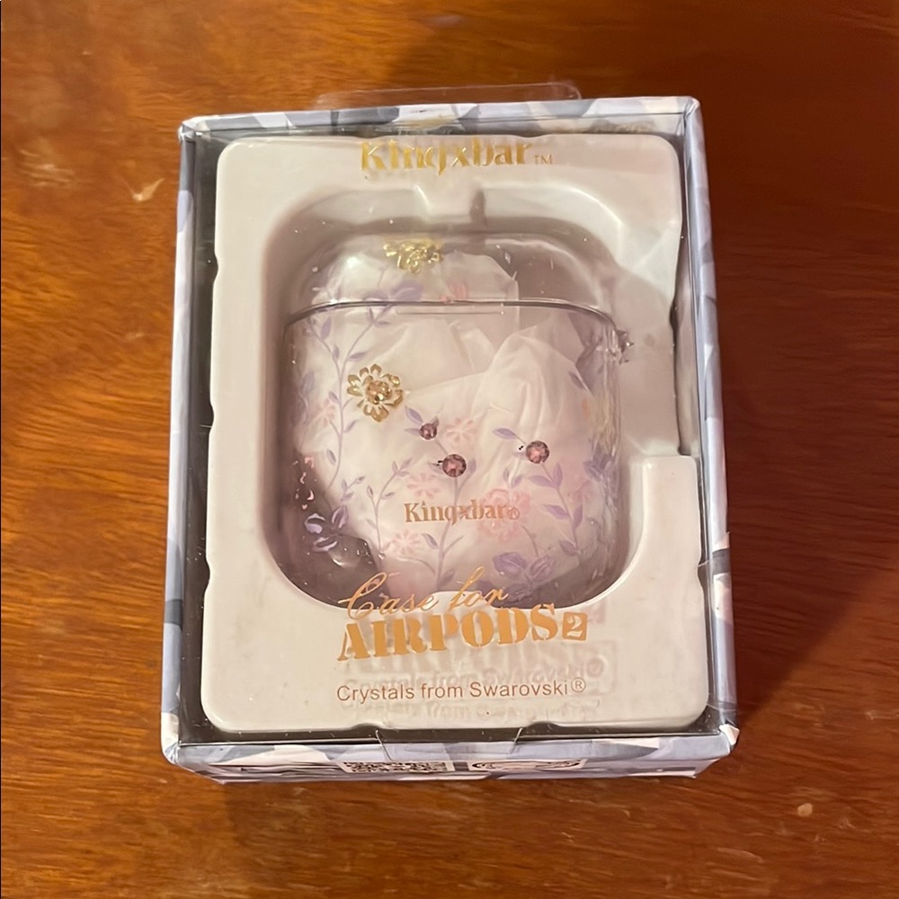 Kingxbar AirPods Case with Swarovski Crystals